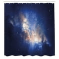 thumbnail image 3 of Ambesonne Galaxy Shower Curtain, Immense Space Hole View, 69"Wx84"L, Navy Blue, 3 of 5