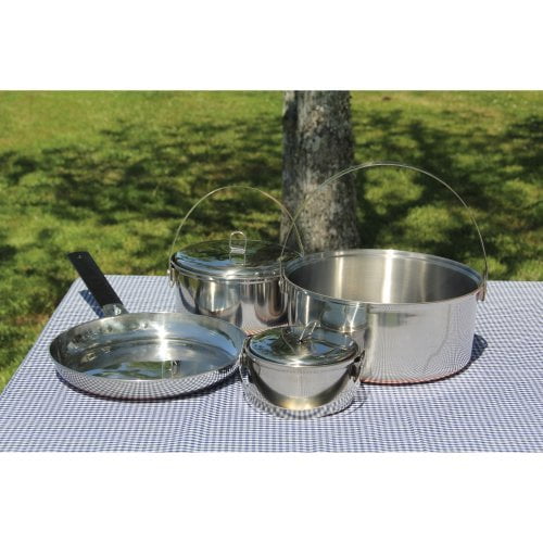 Family Stainless Steel Camping Cook Set