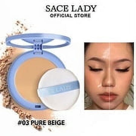 Hot Sale!SACE LADY Oil-control Compact Powder Long Lasting Matte Pressed Powder