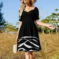 thumbnail image 3 of A Bottomless Sea 3 Black and White Sleeveless Dress Elegant gown summer dress daily summer dresses womens 2024, 3 of 6