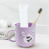 Cute Cartoon Mouthwash Cup For Children, Purple
