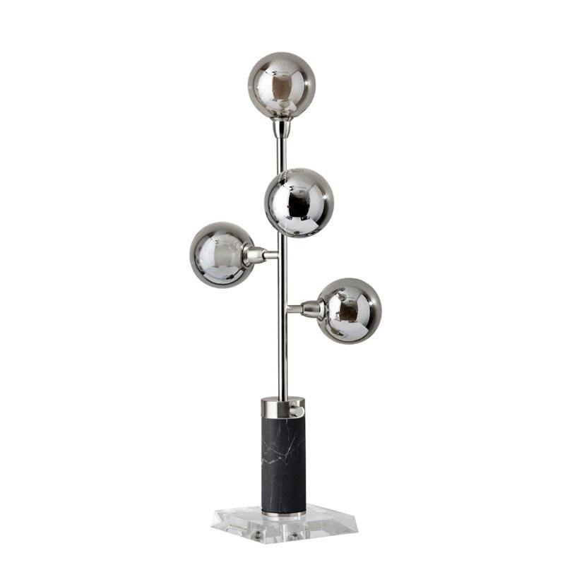 Adesso Home Calder Metal LED Table Lamp in Brushed Steel