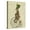 Canvas, variant on Art.com March Hare on Penny Farthing Art Print by Fab Funky, 12" x 16"