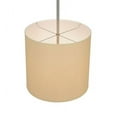 thumbnail image 5 of Meyda 218329 18 in. Cilindro Beige Textrene Pendant - Nickel Powder Coat, 5 of 5