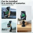 thumbnail image 4 of Wireless Car Charger, 15W Fast Charging Auto Clamping Phone Holders for Your Car Phone Mount for Car fit for iPhone 17 16 15 14 13 12 Pro Max 11 XR XS, Samsung Galaxy S25 Ultra S24 S23, Gold, 4 of 11