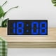 thumbnail image 5 of Reloj Despertador BLESIY con pantalla LED Temperatura Fecha azul, 5 of 6