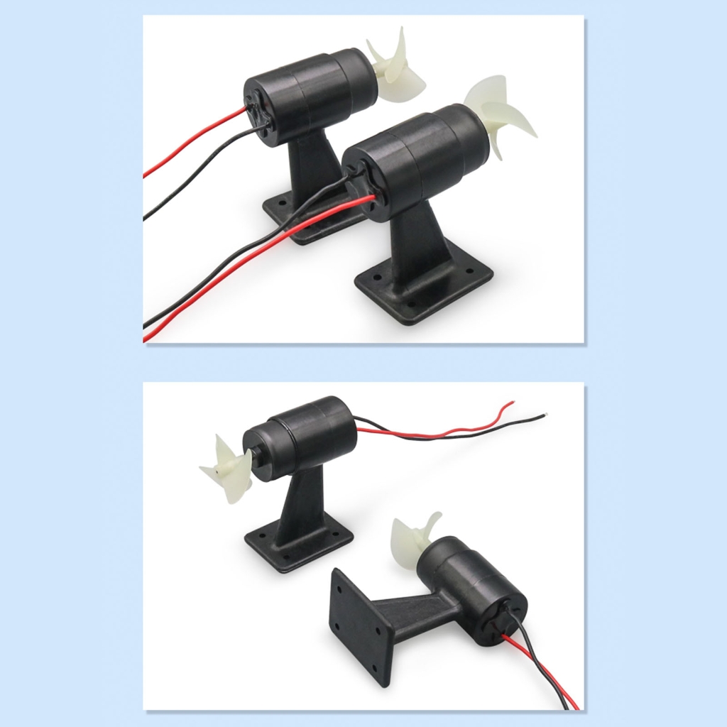 Zeiwohndc 2pcs Boat Propulsion Engines Strong Plastic Material Water Toy Components