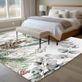 thumbnail image 4 of 6'x9' Area Rugs, Christmas Botanical Indoor Outdoor Area Rug for Living Room Bedroom, Pinecone Eucalyptus Leaves Xmas Washable Bathroom Rugs Kitchen Floor Carpet Mats Home Decor Aesthetic, 4 of 8