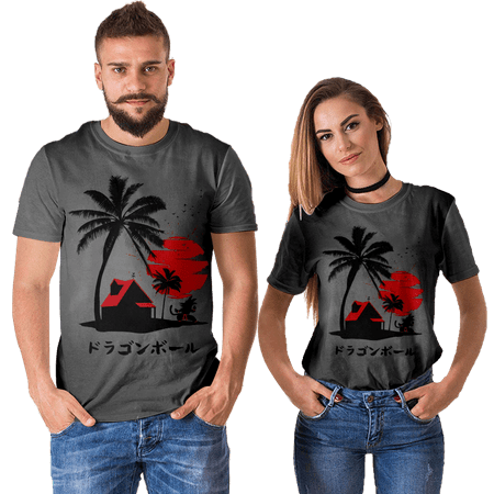 

Fnyko T Shirt for Men Women Kids Dragon Ball Printed Casual Shortsleeve Polyester O-Neck Casual T Shirt for Men Women Boys Girls