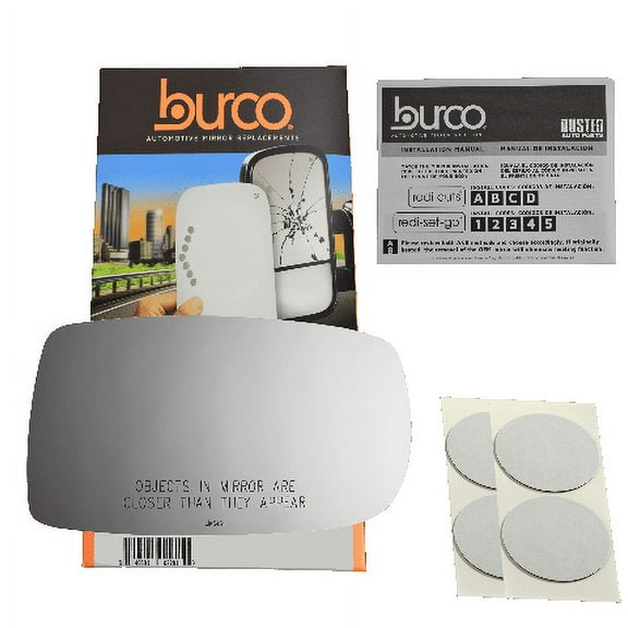 Fits 10-17 Genesis Coupe Right Pass Convex Mirror Glass Lens w/Adhesive