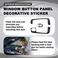 thumbnail image 5 of Window Button Panel Decorative Sticker for RHD As Shown, 5 of 5