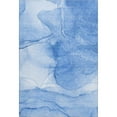 thumbnail image 2 of Addison Rugs Mayfield Washable Transitional Watercolors Blue Rectangle Rug, 3' x 5', 2 of 6