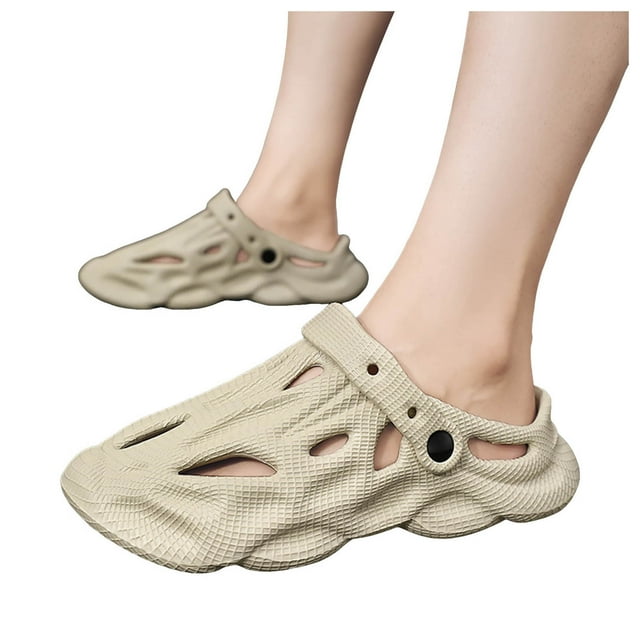 Sabots pour Femmes Hommes Unisexes Sandales Confortables EVA Imperméables à Enfiler Chaussures de Jardin Pantoufles de Plage