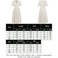 thumbnail image 2 of CNKOO Women Slim Fit Pumping Solid Color Boho Style Slim Fit Puff Sleeve Bodycon Dress, 2 of 9