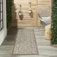 thumbnail image 4 of Nourison Aloha Indoor/Outdoor Transitional French Country Natural 2' x 6' Area Rug, (6' Runner), 4 of 9