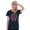 thumbnail image 3 of Super 52 Champion Sports Football Womens Slim Fit Graphic Tee Brisco Brands S, 3 of 5