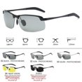 thumbnail image 6 of Sunglasses Men Polarized Driving Chameleon Glasses Male Change Color Sun Glasses Day Night Vision Driver's Eyewear, 6 of 6