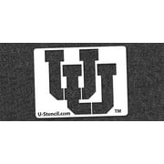NCAA Utah Utes Collegiate 'UU' Mini Stencil Kit