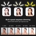 thumbnail image 4 of 4 Arms LED Light for Photography, 3 Light Modes 4 Arm Fill Light with Intelligent Digital Display, 360 Rotation Flexible Gooseneck Makeup Selfie Light for Phone Live Streaming, 4 of 7
