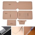 thumbnail image 4 of Herwey Acrylic Template,Leather Pattern Acrylic,AAB-353 Wallet Pattern Template Transparent Acrylic Manual Mobile Phone Purse Template, 4 of 8