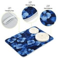 thumbnail image 4 of Kitchen Drying Mat 16x18In Drying Dish Mat Dish Drying Mats Kitchen Countertop Multi-Function Drain Drying Mat Kitchen Table Blue Flower1, 4 of 8