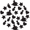 thumbnail image 1 of Printtoo Tampon Rond en Bois et Caoutchouc Motif Kids Favor pour Scrapbooking et Textile - 3 Pouces, 1 of 1