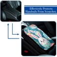 thumbnail image 5 of Easter Soft Furry Printed Car Armrest Cover 12.5x8.2 Inch - Comfortable Armrest Accessories Mat, 5 of 6