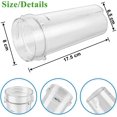 thumbnail image 2 of shiyou-2 Pack 16 OZ Cups for Ninja Blender BL660/ BL660C/ BL620C/ BL780C/ BL770/ QB3001SS, Nutri Ninja Single Serve Replacment Cup Part, 2 of 4
