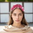 thumbnail image 2 of Accesorios para el cabello con diadema anudada de 1 pieza para mujeres en rosa claro, 2 of 5
