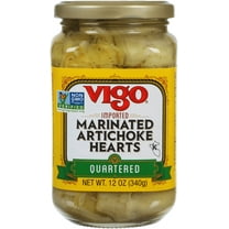 Vigo Quartered Marinated Artichoke Hearts 12 oz. Glass Jar