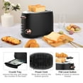 Evoloop Toaster 2 Slice, Stainless Steel Bread Toasters, 6 Bread Shade
