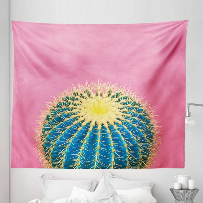 Yellow and 2025 pink tapestry