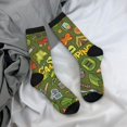 thumbnail image 5 of Pofeuu Camping 1 Print Crew Socks, Adult Running Hiking Socks for Youth and Adult, 5 of 6