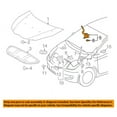 thumbnail image 3 of For 12-14 Yaris 1.5L Hatchback Front Hood Hinge Bracket Left Right Side SET PAIR, 3 of 5