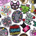thumbnail image 3 of Letter Flower Embroidered Patches For Clothing Thermoadhesive Patches Cartoon Badges Iron On Patches On Clothes Stripes Diy, 3 of 5