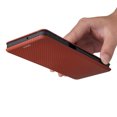 thumbnail image 3 of Case for LG STYLO 7 4G Magnetic Carbon Fiber Leather Folio Flip Case with Card Holder Kickstand, 3 of 5