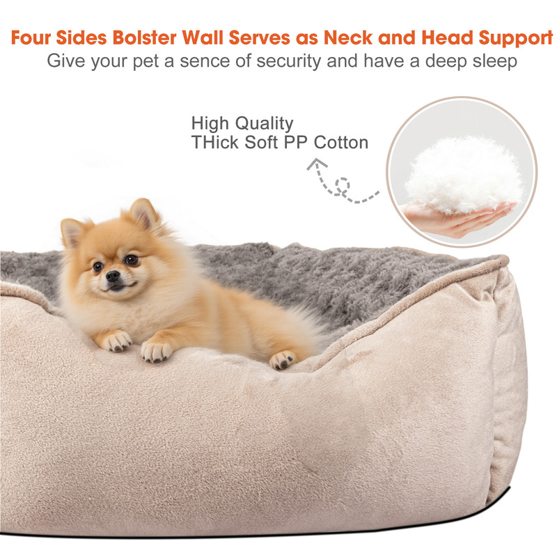 SHU UFANRO Rectangle Dog Bed with Orthopedic Support photo 2