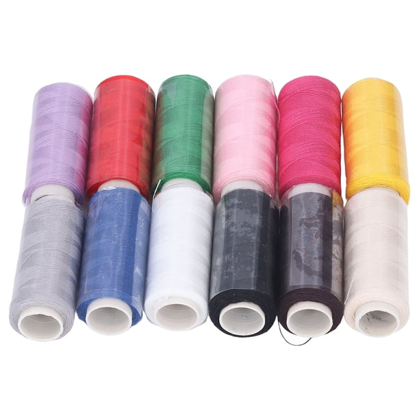 Hilo De Bordar, Juego De Herramientas De Hilo De Coser De 12 Colores Brillantes De Alta Solidez Para Regalo Para El Hogar