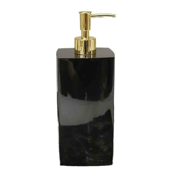 Dispensador de jabón for hotel, botella de loción, for baño doméstico, botella de plástico beige/negro, 800 ml