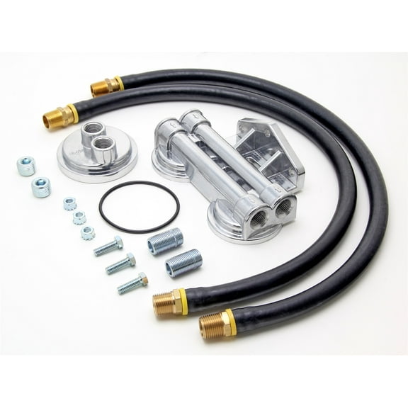 Trans-Dapt 1213 TDP1213 OIL FLTR RELO KIT DUAL FORD
