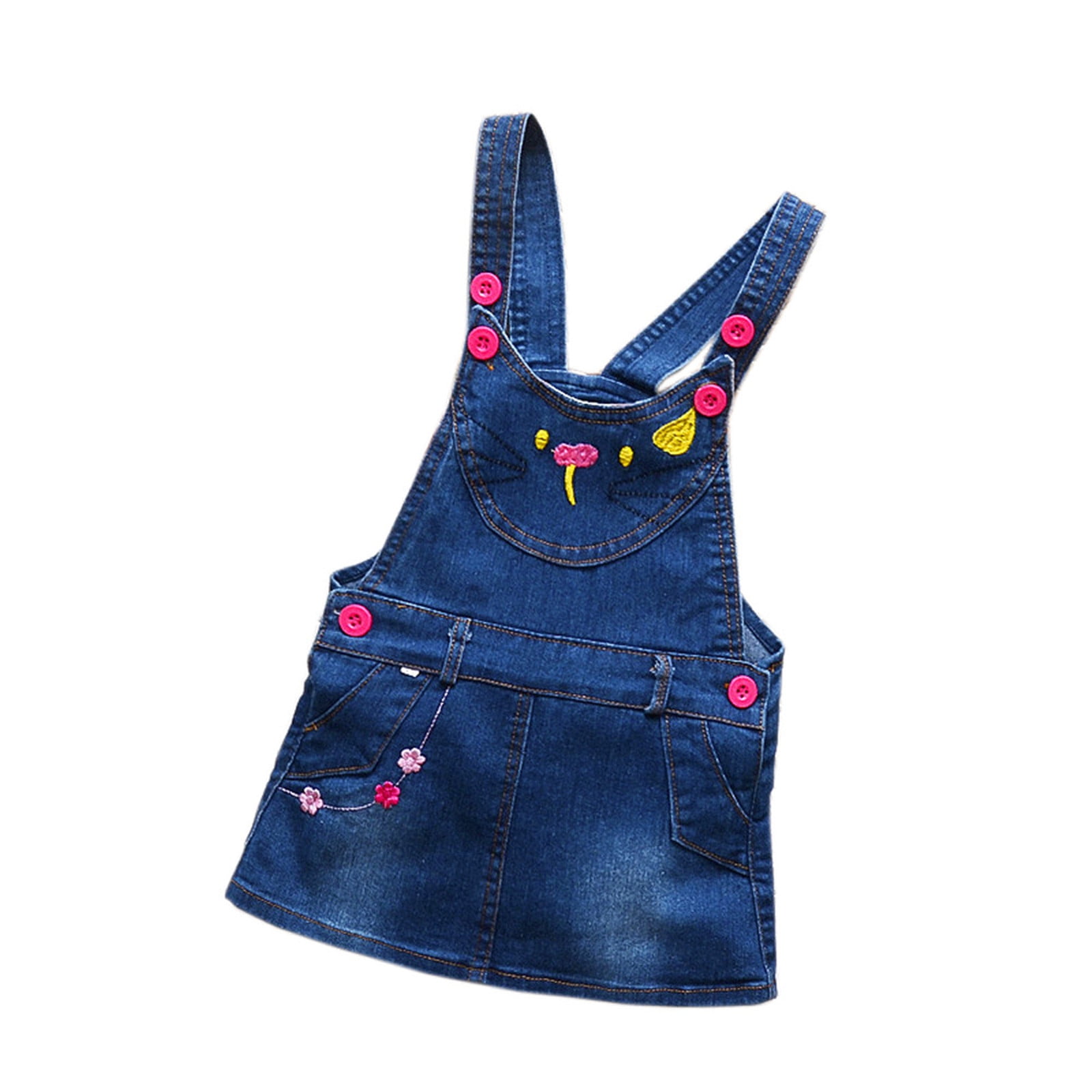 Yuyuzo Toddler Baby Girl Boy Denim Overalls Jumpsuit Sleeveless