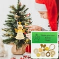thumbnail image 2 of The Perfect Christmas Gift - DIY Button Ornament Craft Kits for Snowman, Santa & Angel (Sewing & Decor), 2 of 9
