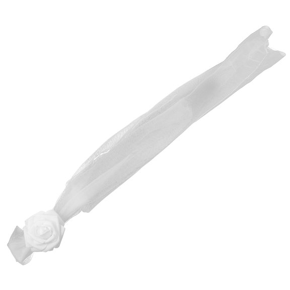 HEATSHAKING Elegant White Spandex Chair Sashes for Church Wedding and Holiday Events