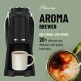 thumbnail image 3 of Flavia Aroma Brewer - Coffee Machine, Makes Coffee, Lattes, Tea, and other Hot or Iced Beverages with Single-Serve Freshpacks, Multiple Brew Sizes, Black, 3 of 17