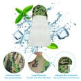thumbnail image 3 of Uxcell Hard Hat Sun Shade, 4 Pack Cooling Skull Cap Quick Dry Neck Shade Cap for Men Women, Camo Green, 3 of 6