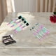 thumbnail image 4 of Conjunto de brochas de maquillaje conveniente de 10 piezas para viajes de negocios, fibra artificial verde, lana, plástico, 4 of 5