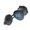 Blue, variant on Car USB Charging Socket Outlet Double USB Outlet USB Power Outlet with Waterproof Caps Rings Light USB Port for Marine