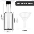 thumbnail image 2 of Botellas miniatura Tessco 100 unidades de licor 50 ml con embudo, 2 of 7