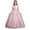 E270-Pink, variant on hengsof Girls Fashion Floral Print Solid Sleeveless Round Neck Mesh Dress Sweet Flower Girl Formal Gown for Wedding Party 5-16 Years