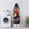 thumbnail image 3 of Kuiaobaty Vintage Splatter Rooster Pattern Ironing Board Cover Soft Heavy Duty Iron Covers Protective Scorch Polyster Standard Size 15 x 54 Inch for Ironing Board Home Decor, 3 of 5